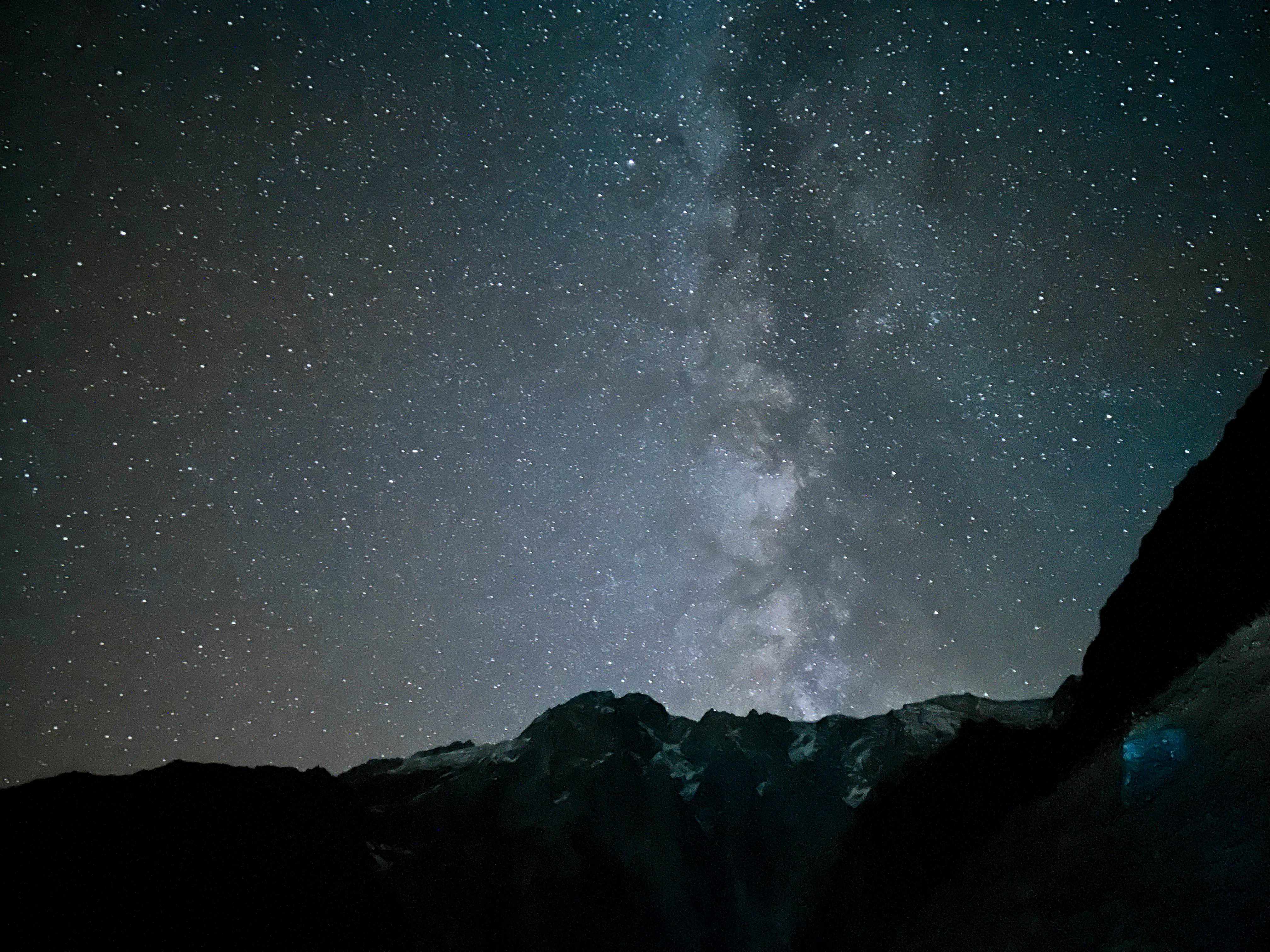 October Night sky at the Beas Kund Trek